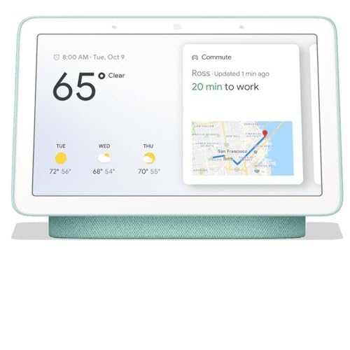 Google Nest Hub 7-Inch Display - Aqua
