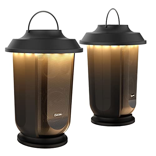 Onforu Wireless Bluetooth Outdoor Speakers with LED Lights
