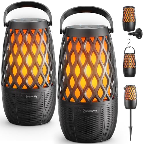Bluetooth Outdoor Speakers with Lights - HD Stereo