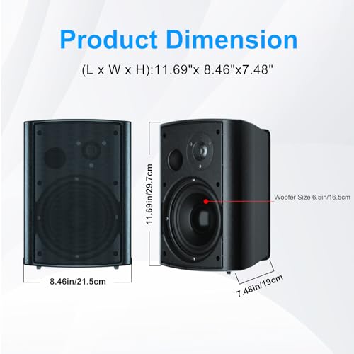 Bluetooth Waterproof Speakers for Indoor and Outdoor Use