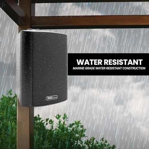 Bluetooth Waterproof Indoor/Outdoor Speaker System - Pair