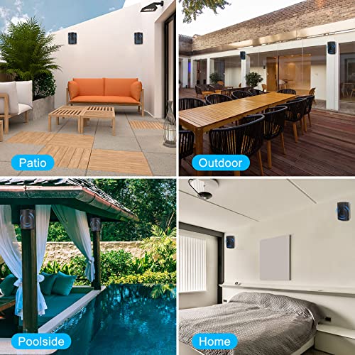 Bluetooth Waterproof Speakers for Indoor and Outdoor Use