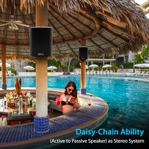 Bluetooth Waterproof Indoor/Outdoor Speaker System - Pair