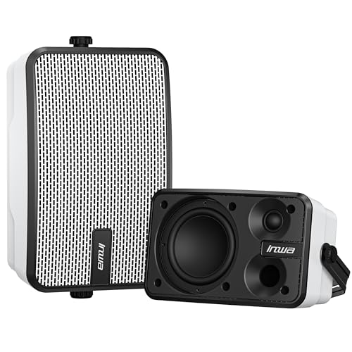Inwa Bluetooth Outdoor Speakers, Waterproof 400W Pair