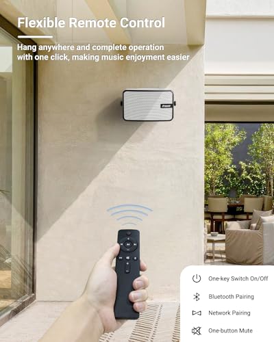 Inwa Bluetooth Outdoor Speakers, Waterproof 400W Pair