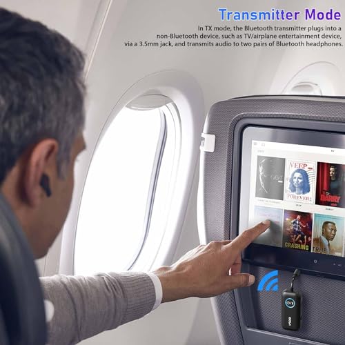 YMOO Bluetooth 5.3 Wireless Audio Adapter for TV