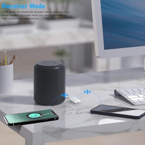 YMOO Bluetooth 5.3 Wireless Audio Adapter for TV