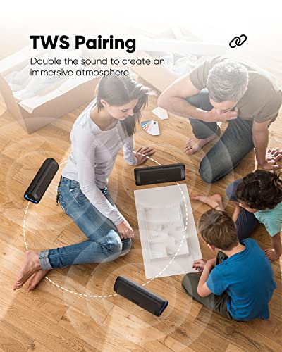 Portable Waterproof Bluetooth Speaker with HD Sound