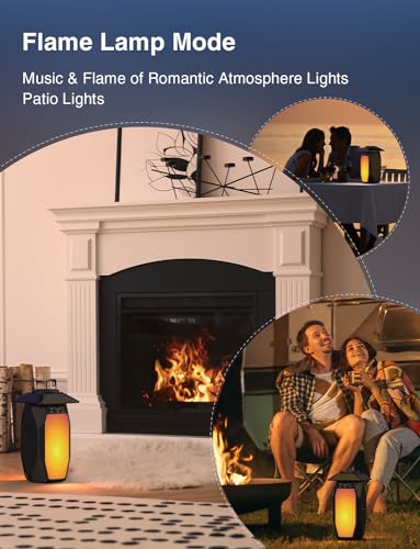 Waterproof Bluetooth Lantern Speakers with RGB Lights