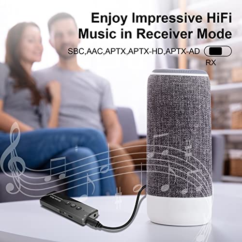 Bluetooth 5.3 Audio Adapter for Home and Travel