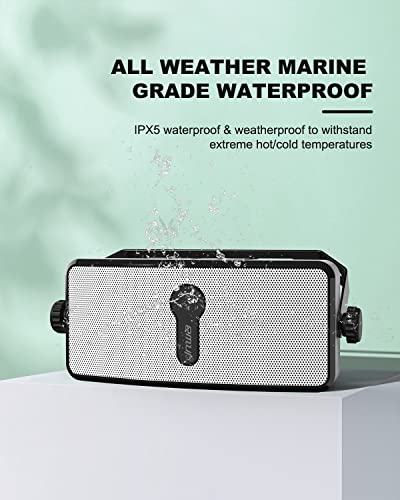 Bluetooth Waterproof Outdoor Speakers - 2 Pack