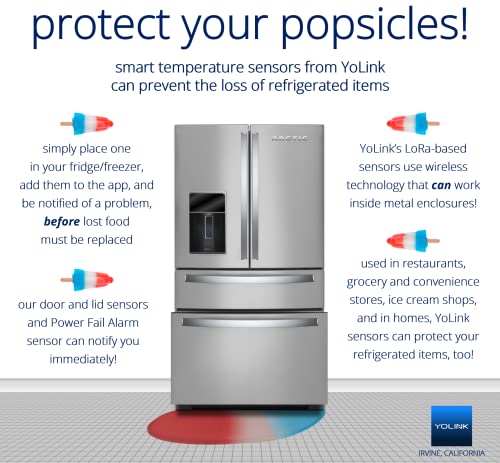 YoLink Smart Power Fail Alarm & Hub Kit, Smart Home Starter Kit with AC Power Outage Alert, LoRa Long-Range, Remote Monitoring, App Alerts, Text/SMS, Email Alerts, Alexa, IFTTT, Google Assistant