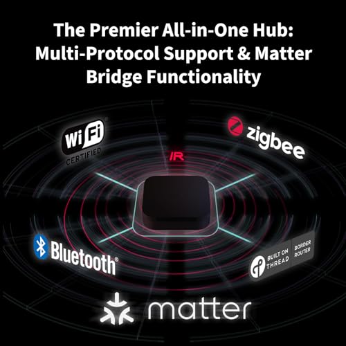 Aqara Smart Hub M3 for Home Automation, Matter Controller, Thread Border Router, Features Zigbee, Bluetooth, Wi-Fi, PoE, IR, Supports Alexa, Apple HomeKit, SmartThings, IFTTT