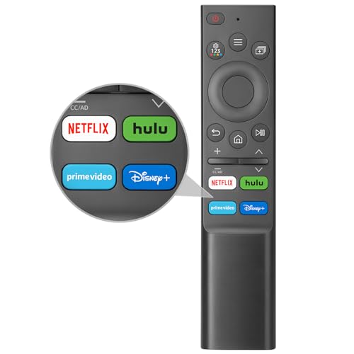 Universal Replacement Remote for Samsung-TV-Remote, Compatible All Samsung Frame Serif Crystal UHD Neo QLED OLED 4K 8K Smart TVs Monitors G65B G7 G70B G85SB M70B M8 S55BG97