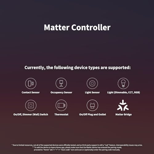 Aqara Smart Hub M3 for Home Automation, Matter Controller, Thread Border Router, Features Zigbee, Bluetooth, Wi-Fi, PoE, IR, Supports Alexa, Apple HomeKit, SmartThings, IFTTT