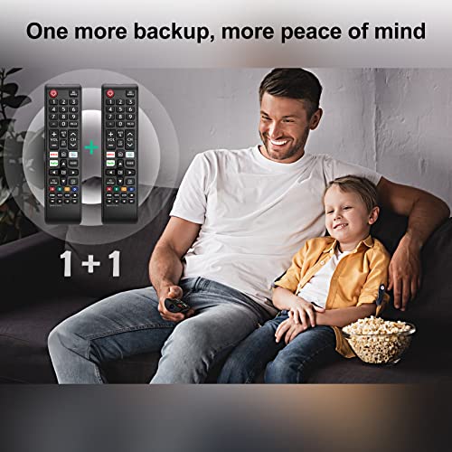 【Pack of 2】 New Universal Remote for all Samsung TV Remote, Replacement Compatible for All Samsung Smart TV, LED, LCD, HDTV, 3D, Series TV