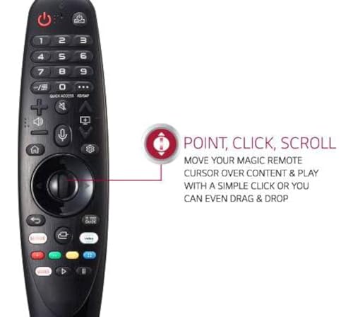 LG Remote Magic Remote Control, Compatible with Many LG Models, Netflix and Prime Video Hot Keys, Google/Alexa