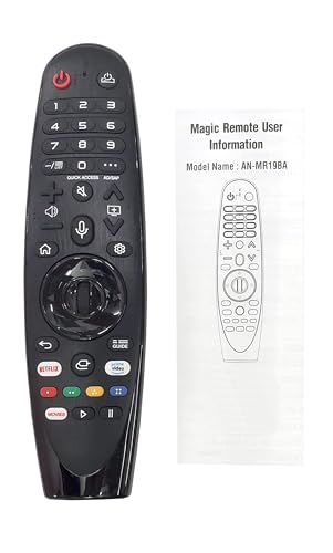 LG Remote Magic Remote Control, Compatible with Many LG Models, Netflix and Prime Video Hot Keys, Google/Alexa
