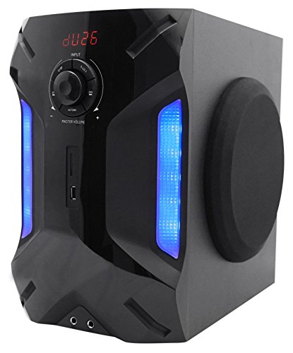 Rockville HTS56 1000w 5.1 Channel Home Theater System/Bluetooth/USB+8" Subwoofer, Black