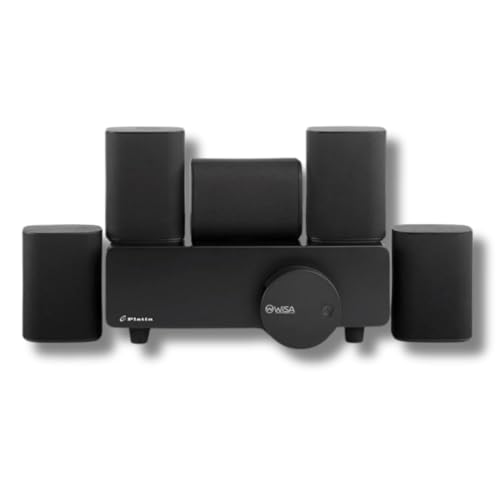 Platin Milan 5.1 Surround Sound Speaker System - Wireless Home Theater System for Smart TVs - WiSA Certified - with WiSA SoundSend Transmitter Included