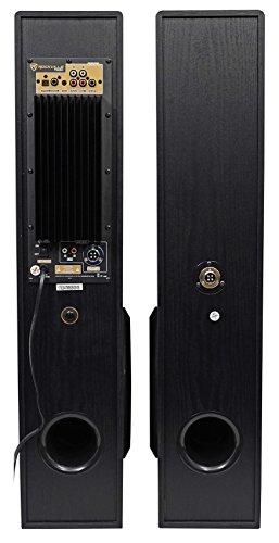 Rockville TM80B Black Home Theater System Tower Speakers 8" Sub/Bluetooth/USB