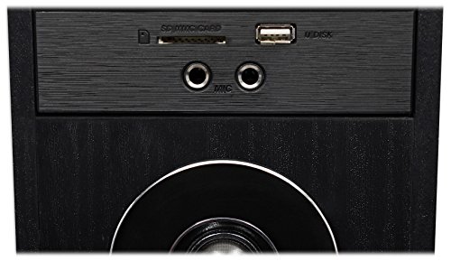 Rockville TM80B Black Home Theater System Tower Speakers 8" Sub/Bluetooth/USB