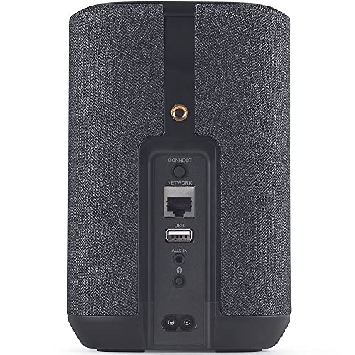 Denon Home 150 Wireless Smart Speaker – Compact Design, Wi-Fi & Bluetooth, HEOS Built-in, Alexa Built-in, Siri & AirPlay 2, Spotify Connect, Multi-Room Support, Black