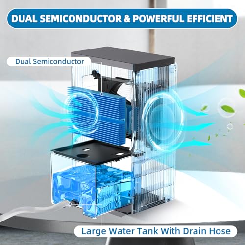 Dehumidifier (980 sq.ft), 118 oz Dehumidifier with Drain Hose, Humidity Display,Auto Shut Off, Quiet Dehumidifier Wtih Sleep Mode for Home, Timing Setting Dehumidifier, White