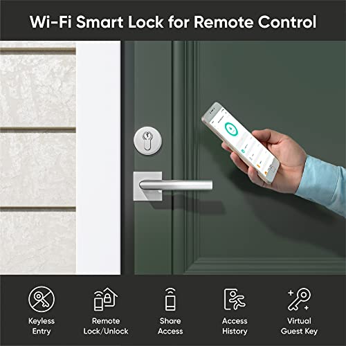 Wyze Lock & Video Doorbell w/Chime Bundle, Wi-Fi & Bluetooth Enabled Smart Lock w/Companion Wired IP65 Video Doorbell, 3:4 Head-to-Toe 1080p HD, Wireless & Keyless Unlock, 2-Way Audio, Night Vision