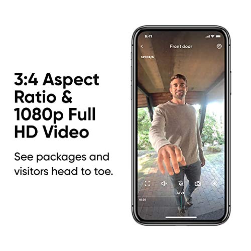 Wyze Lock & Video Doorbell w/Chime Bundle, Wi-Fi & Bluetooth Enabled Smart Lock w/Companion Wired IP65 Video Doorbell, 3:4 Head-to-Toe 1080p HD, Wireless & Keyless Unlock, 2-Way Audio, Night Vision