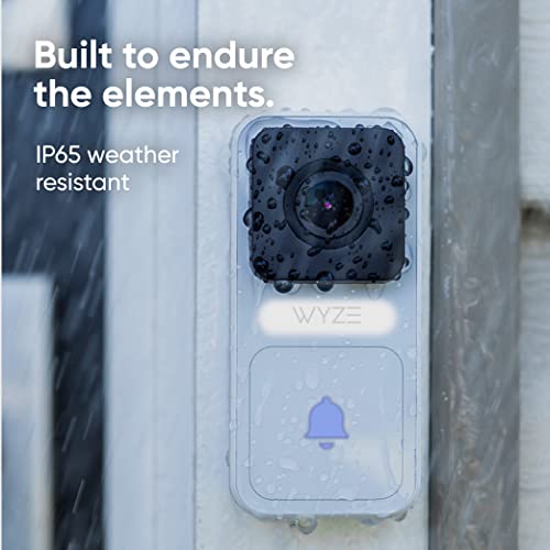 Wyze Lock & Video Doorbell w/Chime Bundle, Wi-Fi & Bluetooth Enabled Smart Lock w/Companion Wired IP65 Video Doorbell, 3:4 Head-to-Toe 1080p HD, Wireless & Keyless Unlock, 2-Way Audio, Night Vision