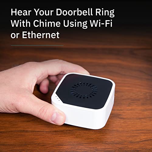 abode Wireless Video Doorbell Cam & Chime - All-in-One Weatherproof Wi-Fi Connected HD Camera with Push-Button Doorbell, 160-Degree View, Automatic Person Detection, Night Vision & 2-Way Voice