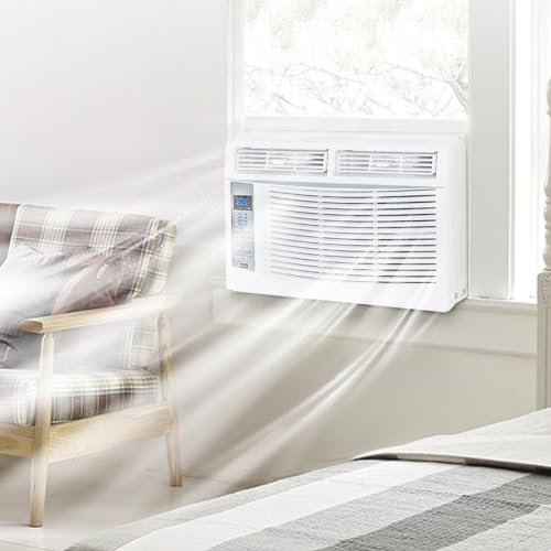 ACHAZEL 6000 BTU Window Air Conditioner with WiFi, Smart Window AC Unit with Remote, Energy Saving, Easy Install Kit, Cools up to 250 Square Feet