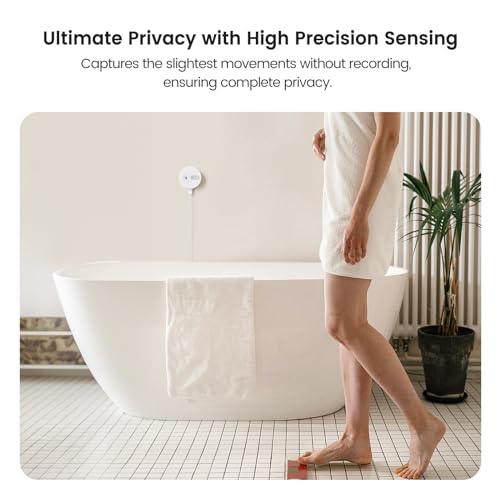 TREATLIFE WiFi Presence Sensor, 24G mmWave Radar Smart Motion Sensor Wired, Support Alexa/Google Home, Real-time Human Occupancy Sensor, No Hub Required