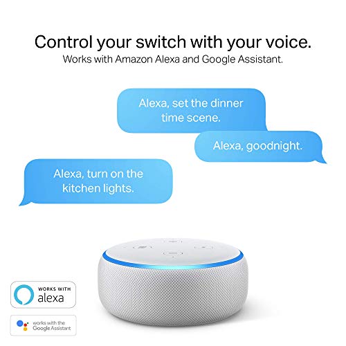 Kasa Smart 3 Way Switch HS210, Needs Neutral Wire, 2.4GHz Wi-Fi Light Switch works with Alexa and Google Home, UL Certified, No Hub Required , white