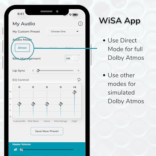 Platin Monaco 5.1 Wireless Home Theater System for Smart TVs - with WiSA SoundSend Transmitter included - WiSA Certified - Tuned by THX.