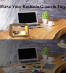 15W Bamboo Wireless Charging Station with Night Light