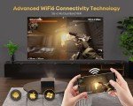 XIDU 1080P Outdoor Projector with WiFi 6