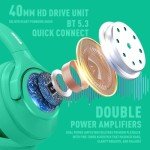 MIDOLA Bluetooth Over-Ear Headphones with Microphone