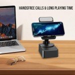 Bluetooth Speaker Phone Stand with LED and Anti-Slip