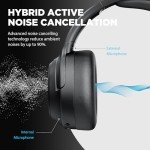 Tapaxis Hybrid Active Noise Cancelling Bluetooth Headphones