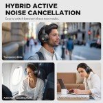 Tapaxis Hybrid Active Noise Cancelling Bluetooth Headphones