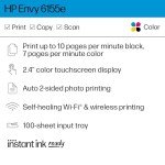 HP Envy 6155e Wireless All-in-One Printer