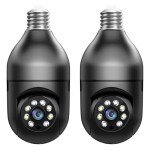 Wireless Outdoor Light Bulb Security Camera 5G/2.4G