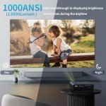 High Brightness 4K Smart WiFi Projector for Home