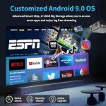 High Brightness 4K Smart WiFi Projector for Home