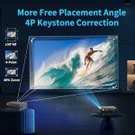 High Brightness 4K Smart WiFi Projector for Home