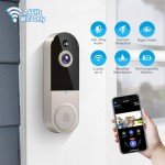 BoomChill 1080p Wireless AI Video Doorbell Camera