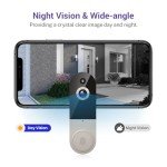 Wireless 1080P Video Doorbell with Night Vision