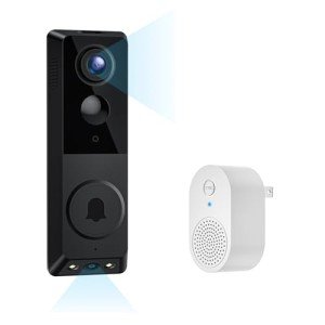 BoomChill Wireless Security Video Doorbell with Cameras